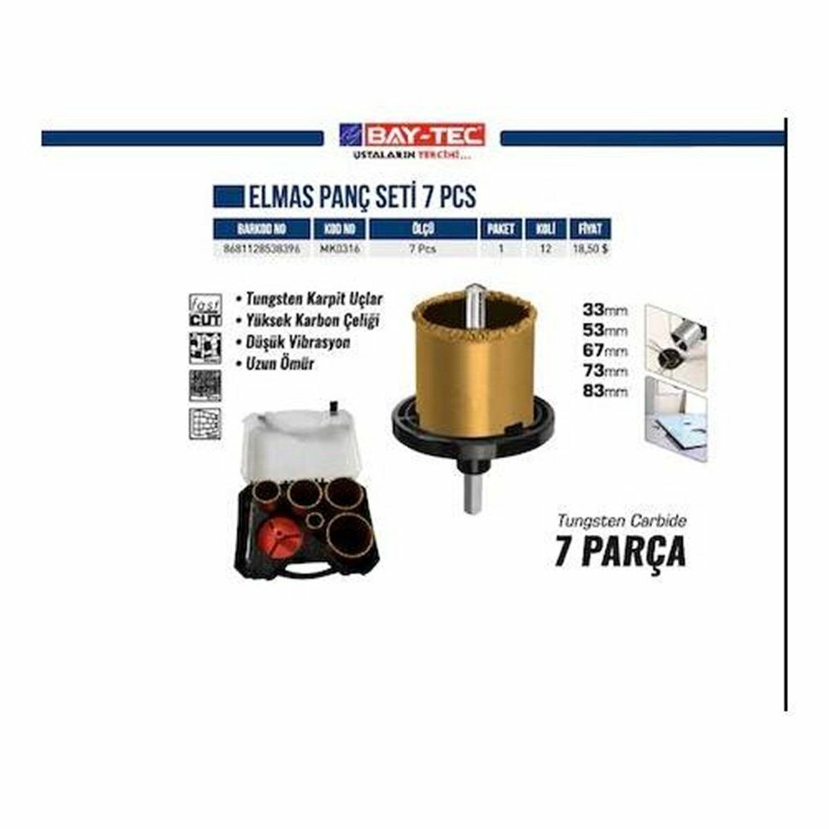 Bay-Tec Elmas Panç Seti