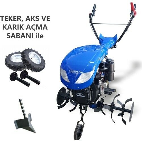 Yağmur Yet300B Tek Akslı Traktör ( YAĞMUR D300 E Marşlı Farlı)