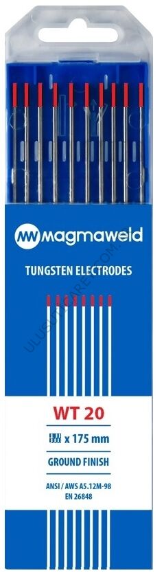Magmaweld 2,0*175 Mm Tungsten Kırmızı Elektrod