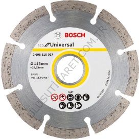 Bosch Elmas Testere 115*22 Segmanlı Eco