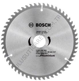 Bosch Daire Testere 190*30 54 Diş Optiline Eco Alüminyum