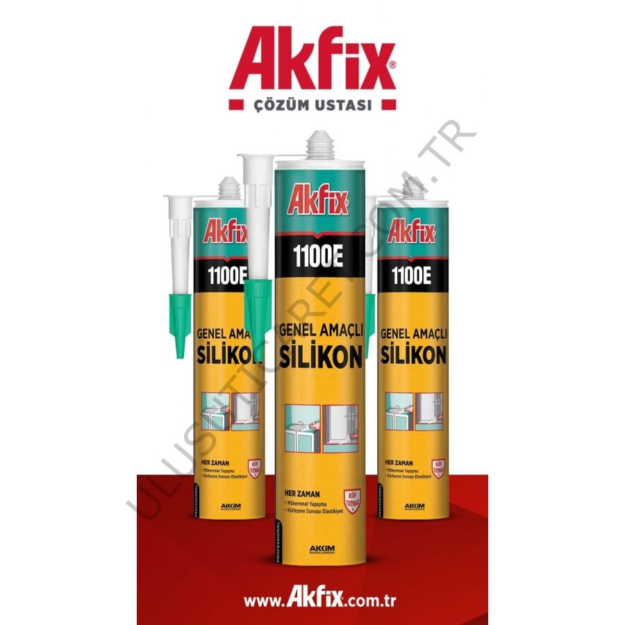 Akfix Sa042 280 Ml Silikon Beyaz