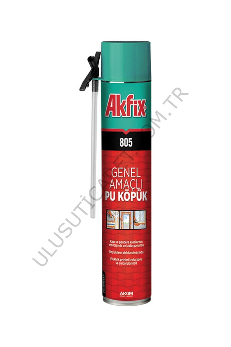 Akfix Pipetli Montaj Köpüğü 750 Ml Fa011