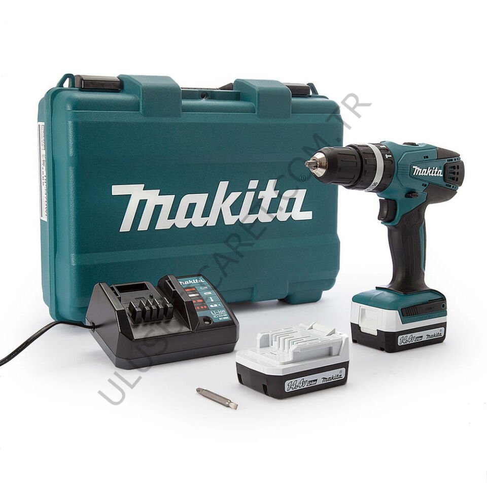 Makita Hp347Dwe Matkap Tornavida Akülü 14.4 V 1,1 A