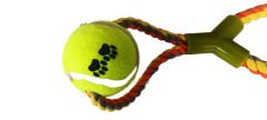 Tenis Toplu Y Şekilli Köpek Oyuncağı 7-27 cm Sarı