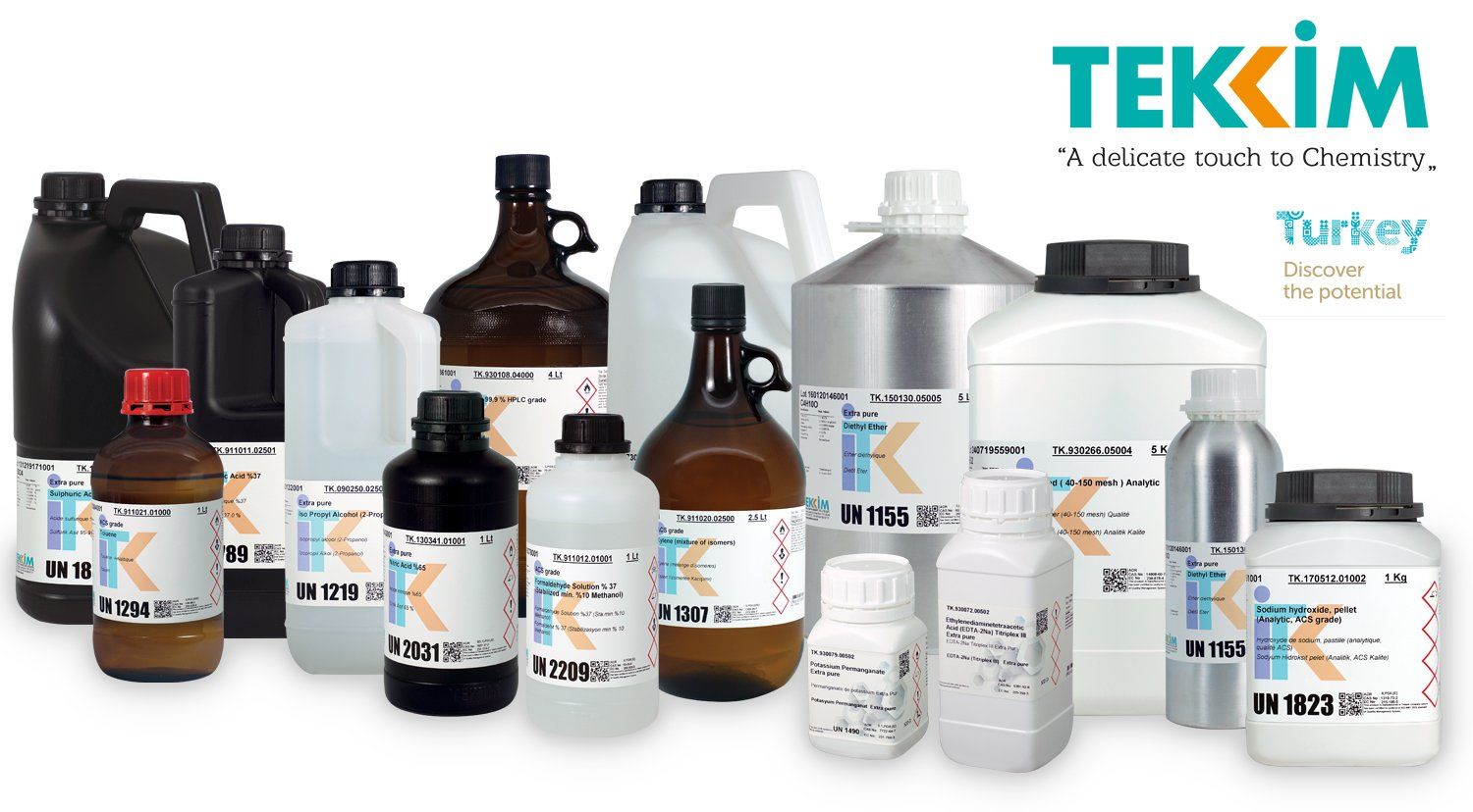 Tekkim TK.400269.01001 Potasyum Nitrat 0.1N  (Cas No:7757-79-1) - Ambalaj: 1 lt plastik şişe