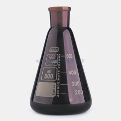 ISOLAB 028.11.252 erlen - cam - şilifli - amber - 250 ml - NS29/32    1 adet = 1 adet