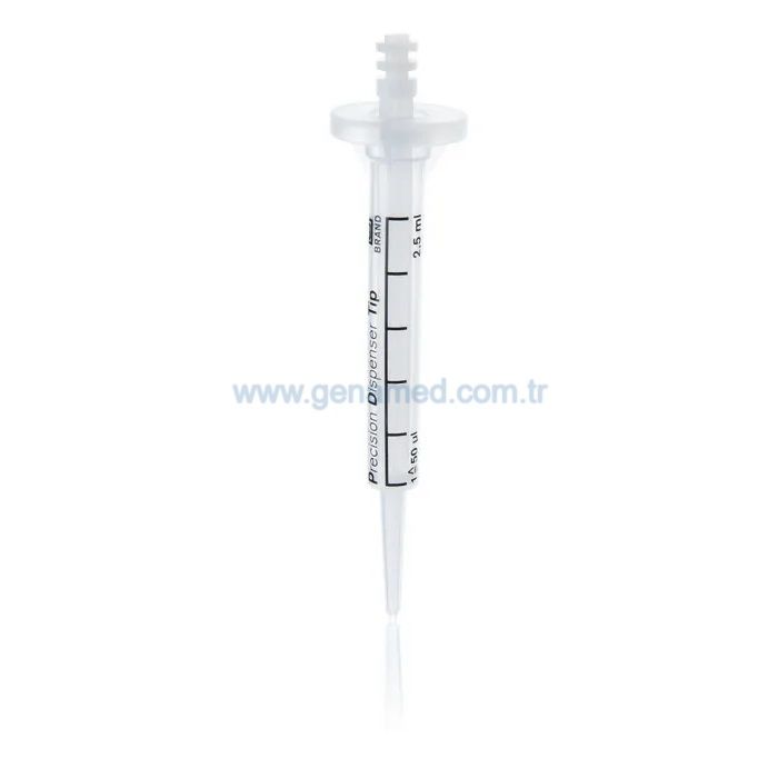 Brand 705708 Tekrarlamalı Pipet Ucu 2.5 ml  (100 adet/paket)