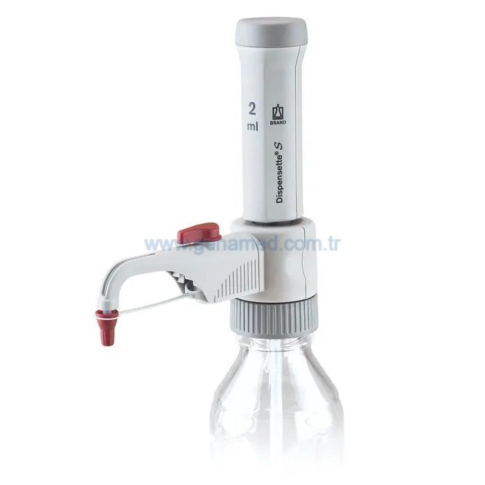 Brand 4600221 Dispensette® S Sabit Hacimli Dispenser - Vanalı, 2 mL