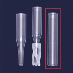 ISOLAB 097.05.109 insert - 0,3 ml – dibi düz-dış çap: 5,8 mm, dış yükseklik: 31,5 mm – N9 vialler için    1 paket = 100 adet