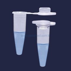 ISOLAB 123.01.002 PCR tüpleri - düz kapaklı - 0,2 ml - steril    1 paket = 500 adet
