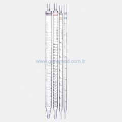 ISOLAB 083.13.025 steril pipetler - tek kullanımlık - 25 ml    1 kolı = 150 adet
