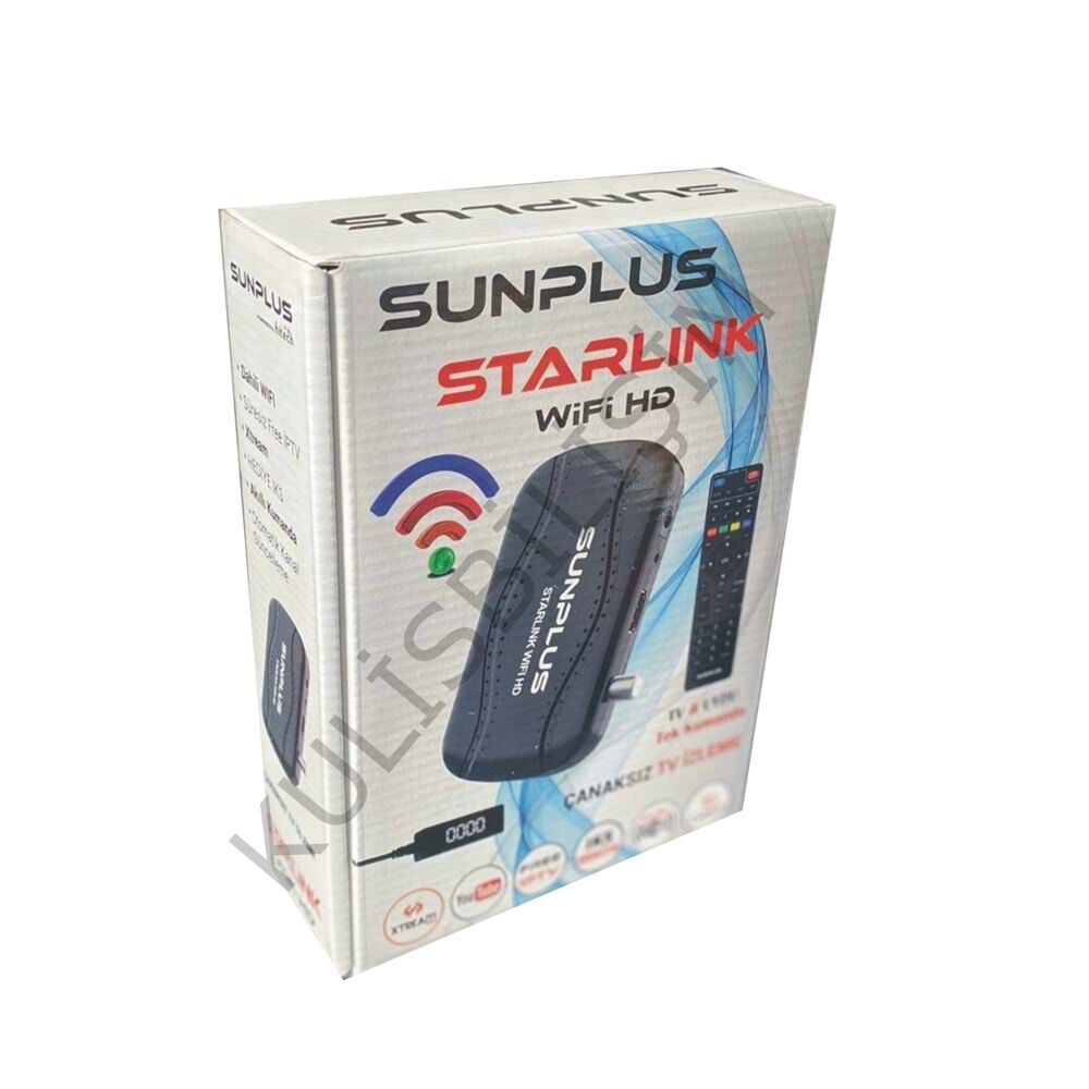 HiTech Sunplus Starlink Çanaklı-çanaksız Dahili Wi-fi Full Hd Sinema Paketli Uydu Alıcısı - Akıllı Kumanda Hitech Sunplus