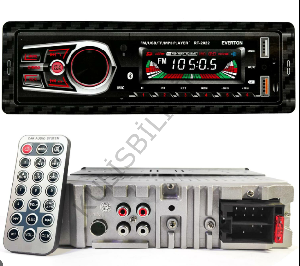 EVERTON RT-2022 OTO TEYP  4X55W  BT/USB/SD/FM/AUX