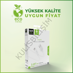 K448 Strong Eco Friendly Micro USB 2.4 A Şarj Kablosu HIZLI ŞARJ