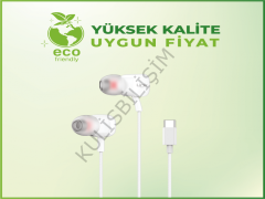 LİNKTECH H16 Kulak İçi USB-C Kablolu Mikrofonlu Kulaklık