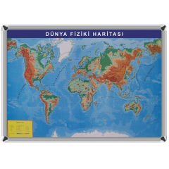 Dünya Fiziki Haritası   70x100 cm