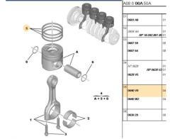 Sekman Takım 1 Piston 73.70mm STD