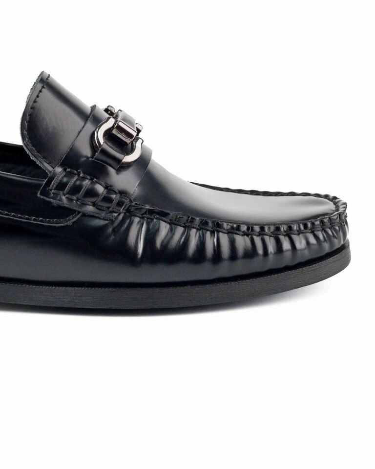 Romance Siyah Rugan Hakiki Deri Klasik Erkek Ayakkabı