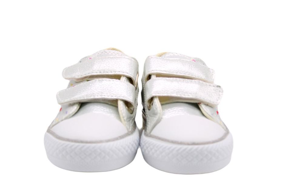 BA&BA Cırtlı Gri Kız Bebe Spor Ayakkabı