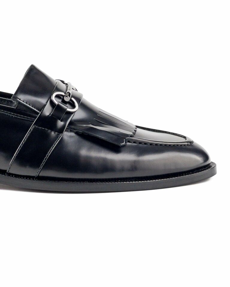Senfoni Siyah Hakiki Deri Klasik Erkek Ayakkabı