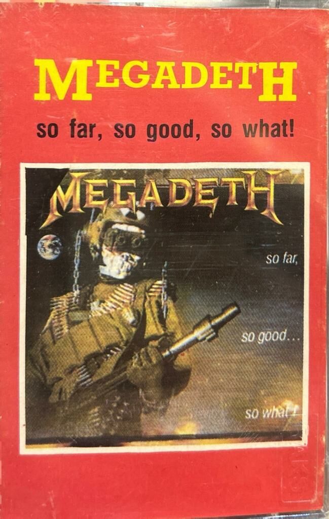 KASET Megadeth – So Far, So Good... So What! 1988 BASKI KASET