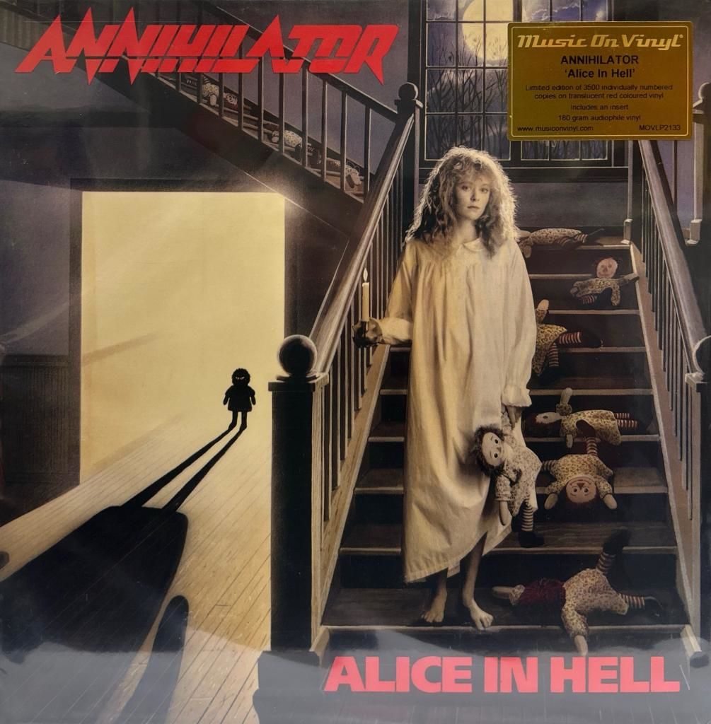Annihilator – Alice In Hell LIMTED EDITION KIRMIZI PLAK