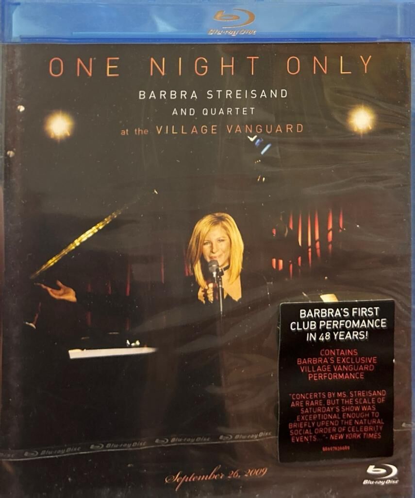 Barbra Streisand – One Night Only: Barbra Streisand And Quartet Live At The Village Vanguard BLURAY