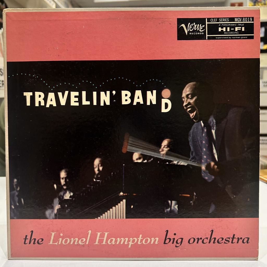The Lionel Hampton Big Orchestra – Travelin' Band 1957 AMERİKA BASKI LP