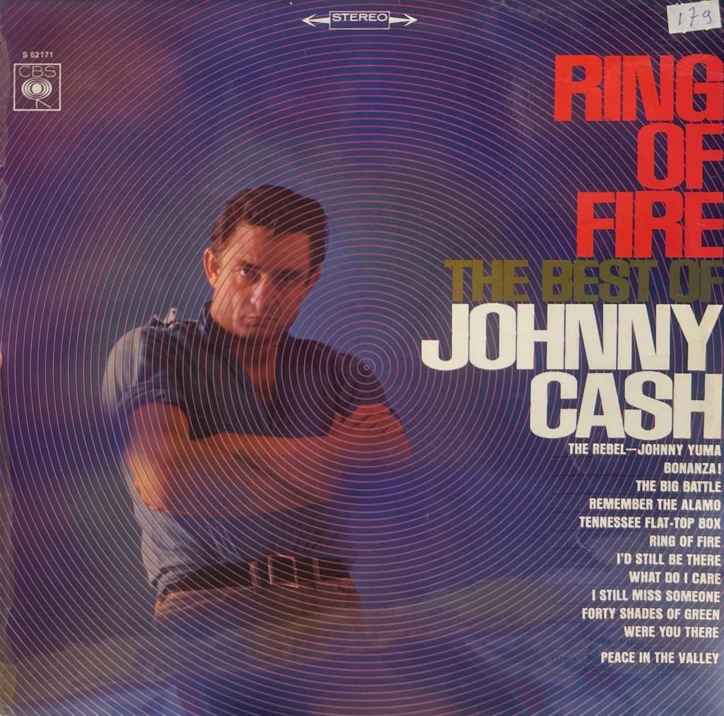 Johnny Cash – Ring Of Fire - The Best Of Johnny Cash 1969 BASKI LP