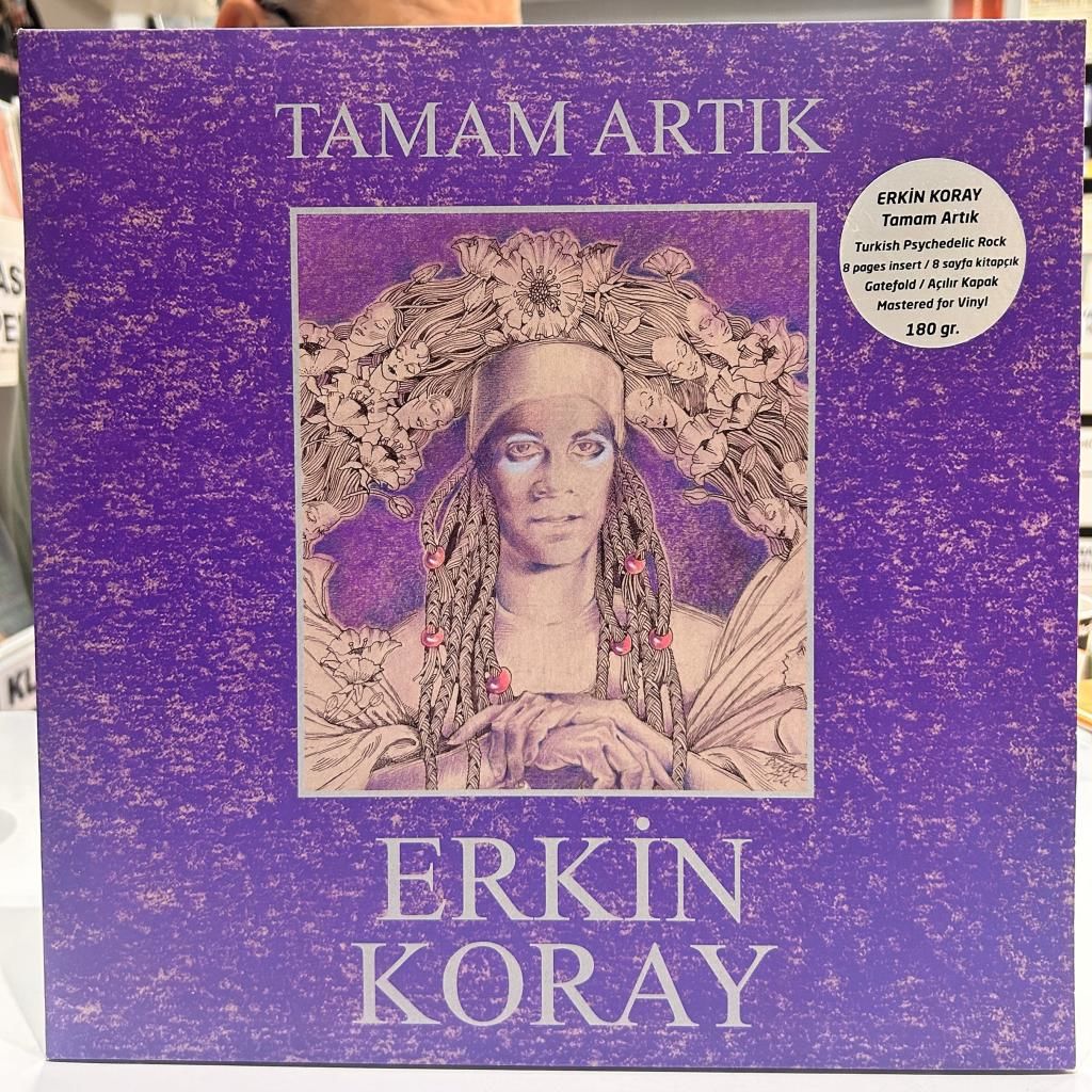 Erkin Koray – Tamam Artık 2017 BASKI LP TURKISH PSYCHEDELIC ROCK