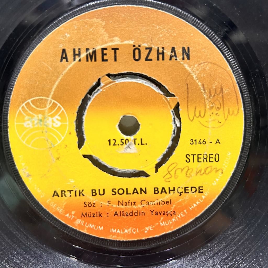 Ahmet Özhan – Artık Bu Solan Bahçede / Eylül Bahçeleri 45LİK
