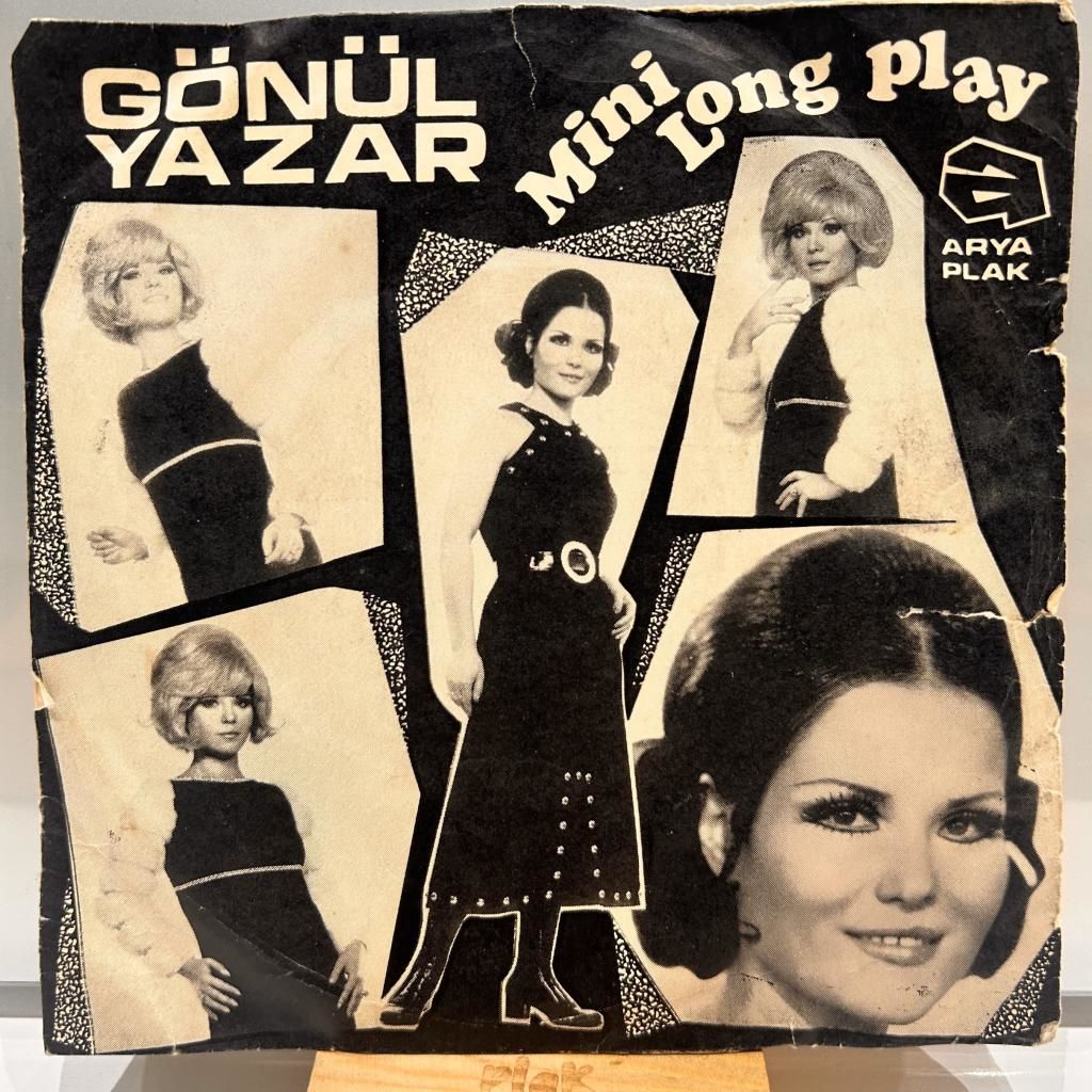 Gönül Yazar – Sensiz Kalan Gönlümde - Gökyüzünde Yalnız Gezen Yıldızlar 6 ŞARKILI Mini LP 45LİK