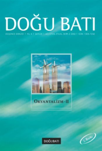 Doğu Batı Düşünce Dergisi Sayı: 20 - Oryantalizm 2