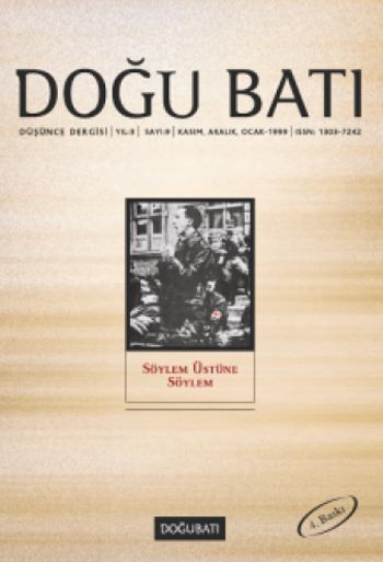 Doğu Batı Düşünce Dergisi Sayı: 9 - Söylem Üstüne Söylem
