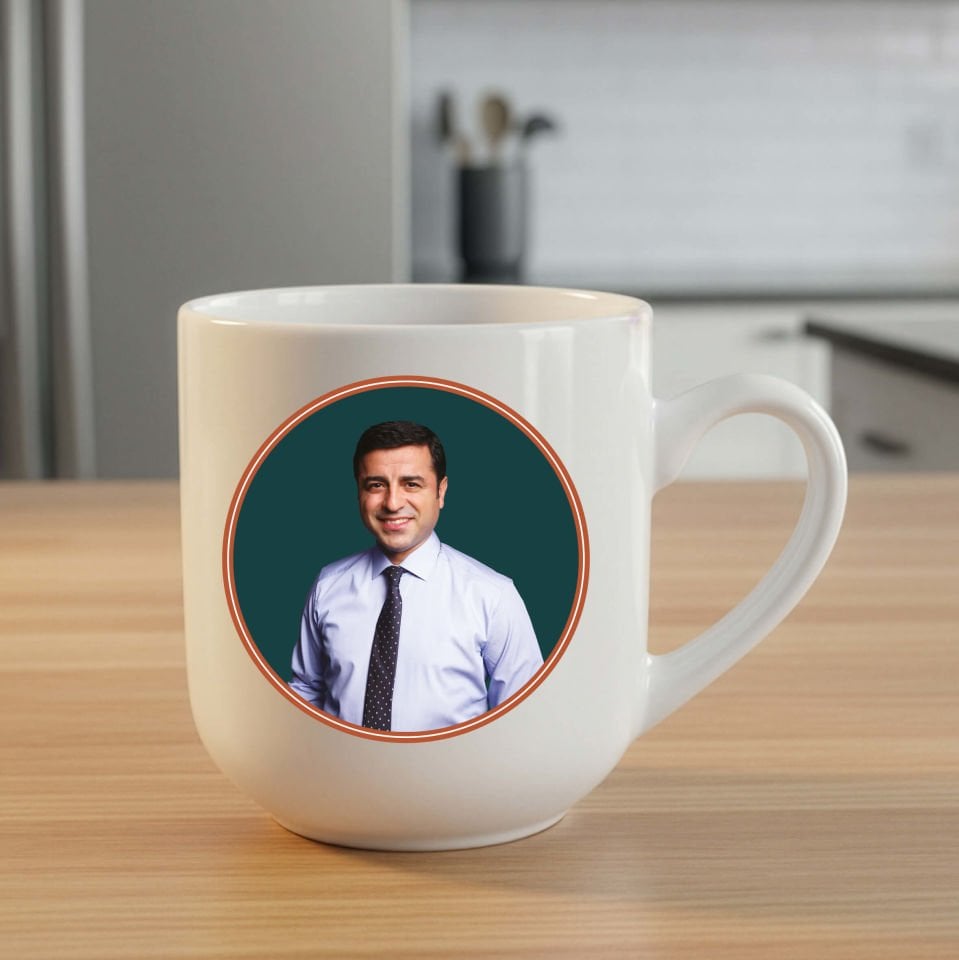 Selahattin Demirtaş Beyaz Elite Kupa Bardak - Selahattin Demirtaş Elite Kupası