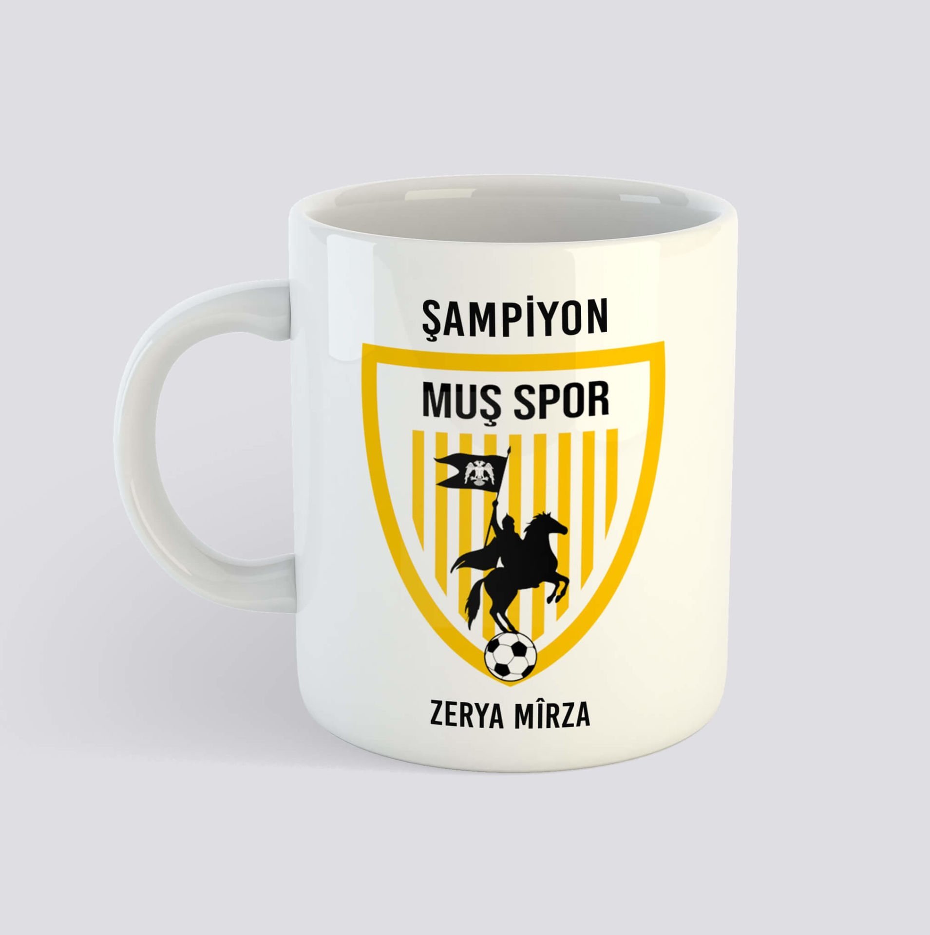 İsme Özel Muş Spor Şampiyon Kupa Bardak - Muş Spor Şampiyon Kupası