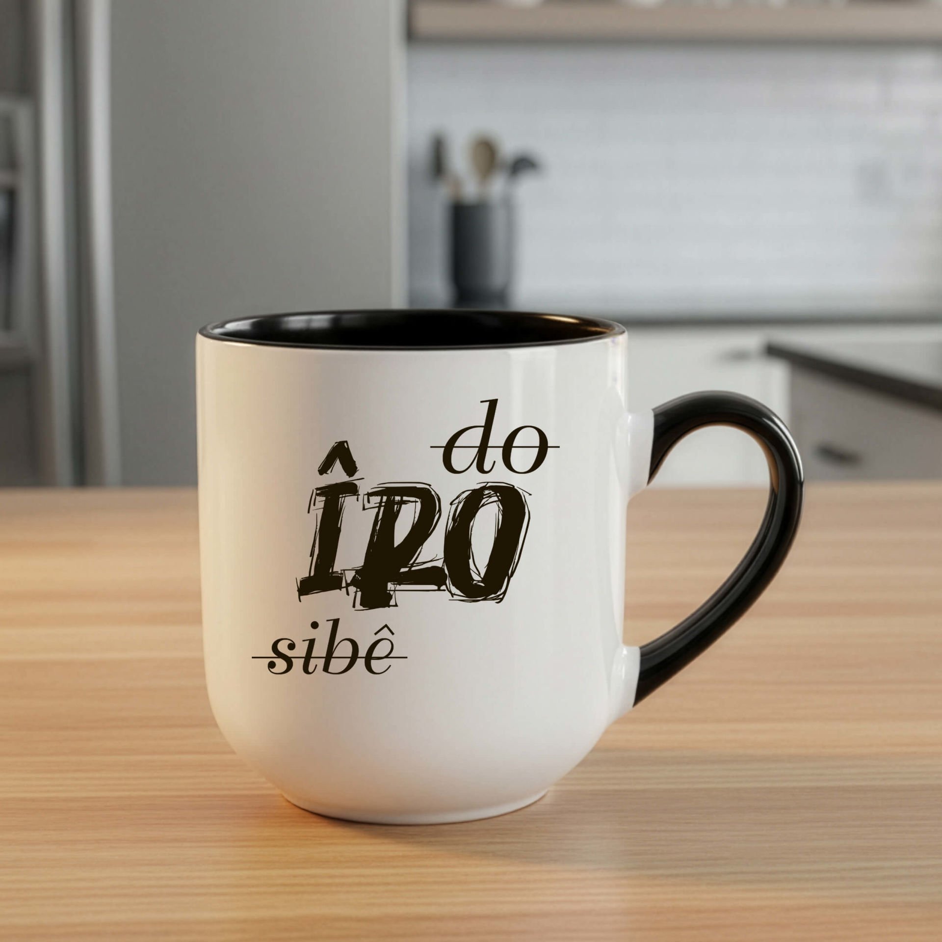 Doh Îro Sibê Yazılı Elite Siyah Kupa Bardak -Doh Îro Sibê Elite Kupası