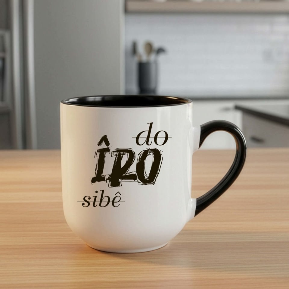 Doh Îro Sibê Yazılı Elite Siyah Kupa Bardak -Doh Îro Sibê Elite Kupası