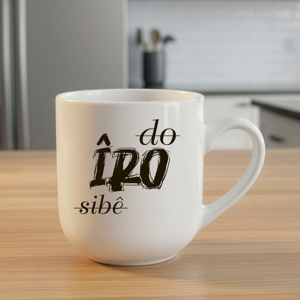 Doh Îro Sibê Yazılı Elite Beyaz Kupa Bardak -Doh Îro Sibê Elite Kupası