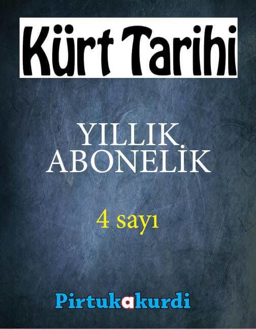 Kürt Tarihi Dergisi - Abonelik
