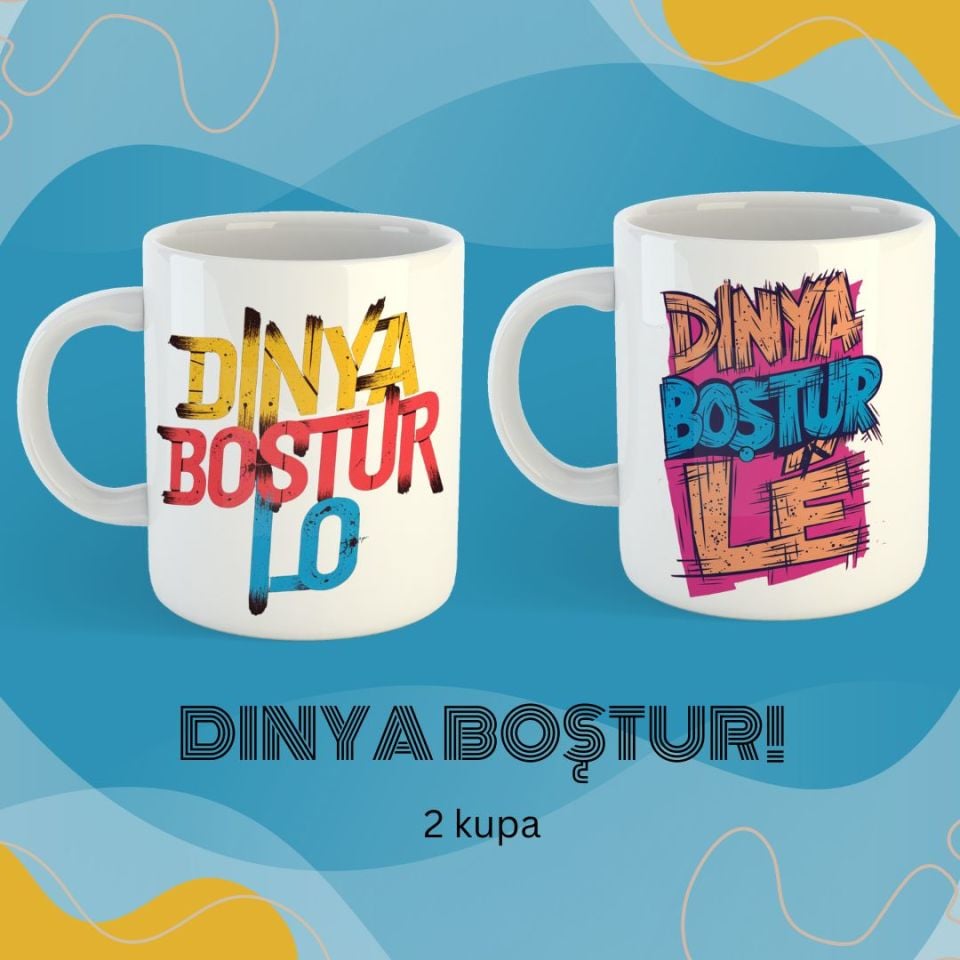 Dinya Boştur Kupaları Seti -  2 Kupa