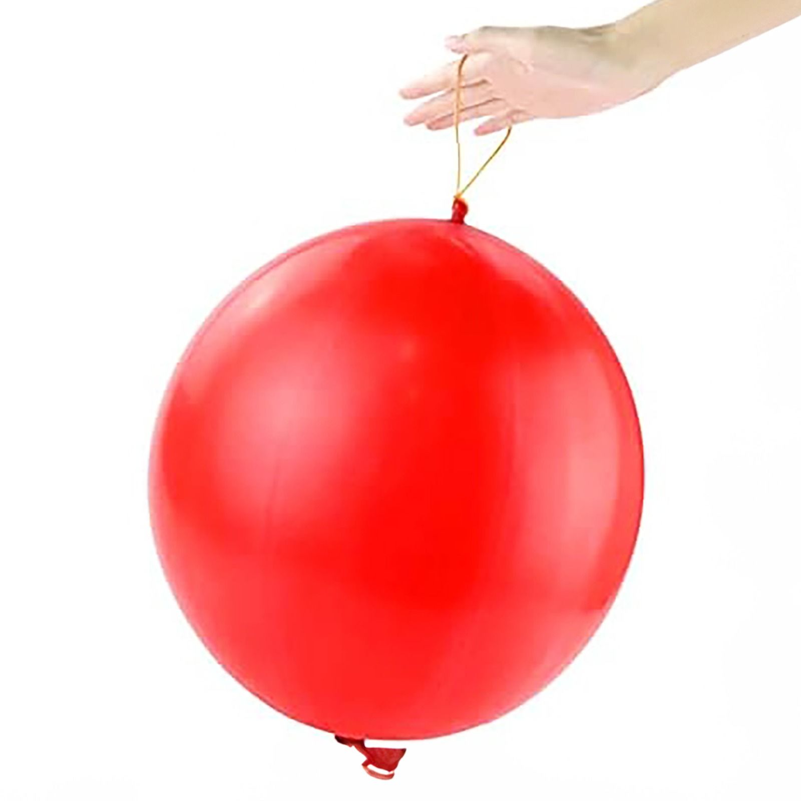 Kırmızı Renk Punch Lastikli Balon 16 inç 40 cm