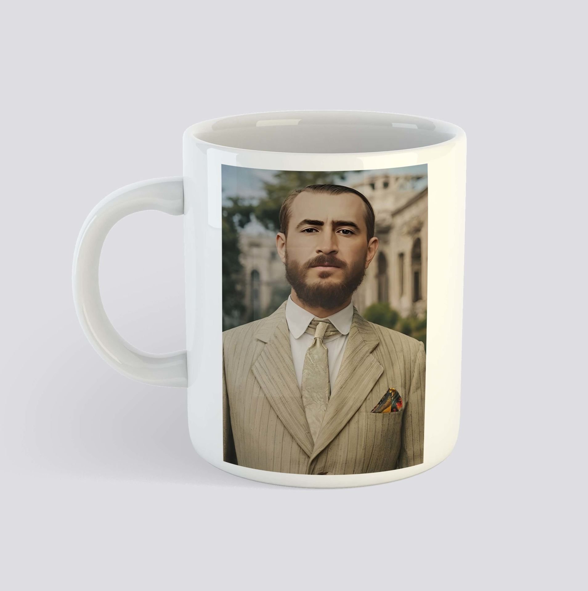 Kupaya Qadi Muhammed - Qazi Muhammed Resimli Kupa Bardak