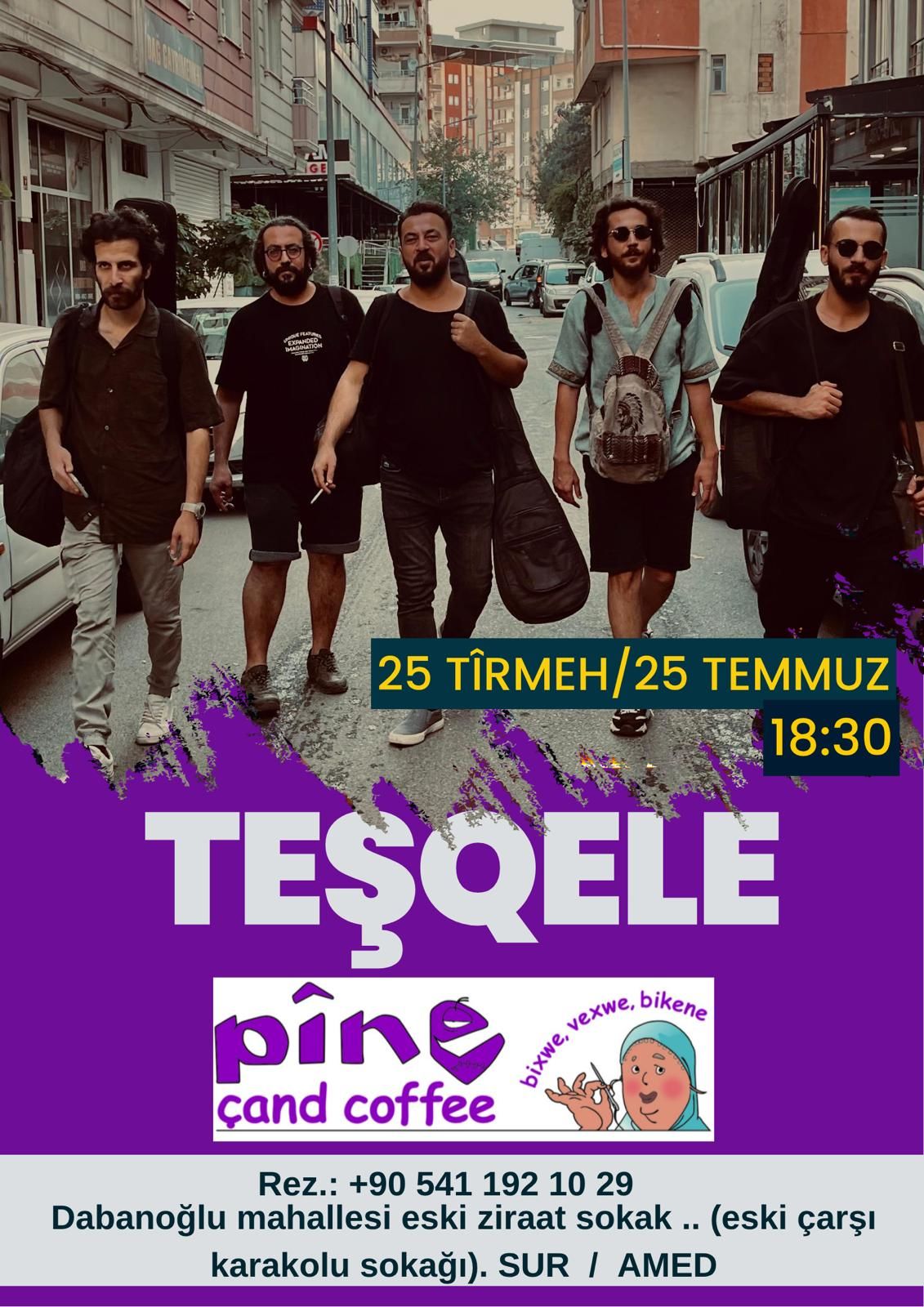 KONSERA TEŞQELE KONSERİ - Pîne Çand Coffe - 25-07-2025