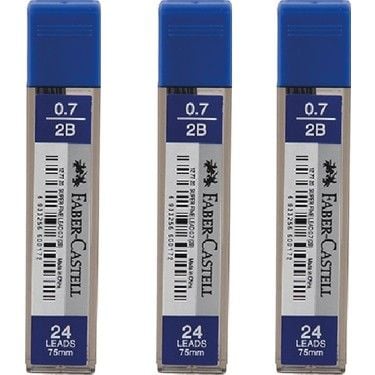 Faber Castell 0.7 Pencil Tip 2b 75 Mm (3 PCS)