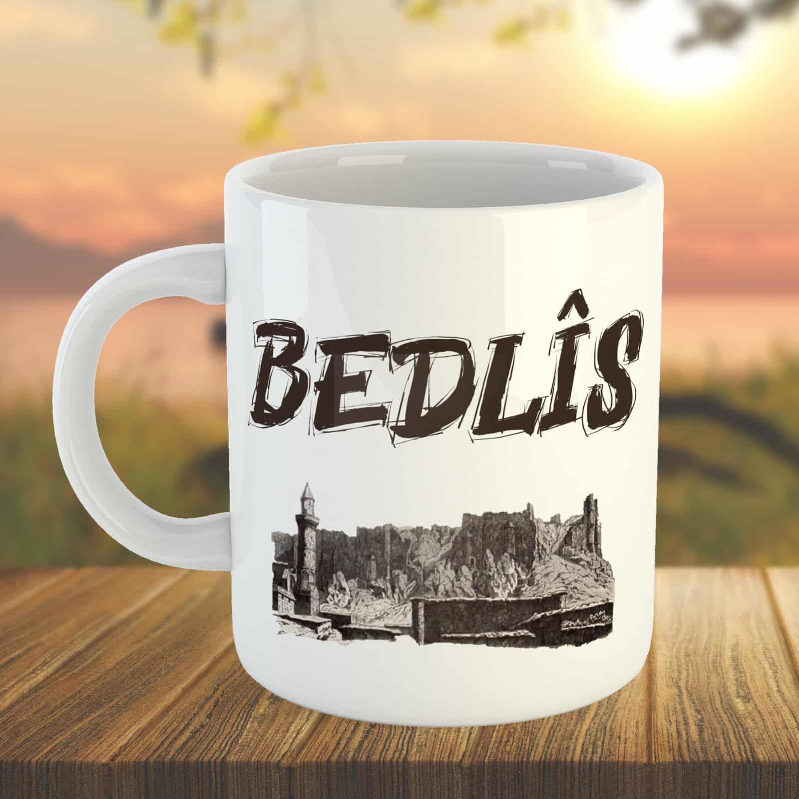 Bedlîs Designed Porcelain Mug - Bitlis Cup
