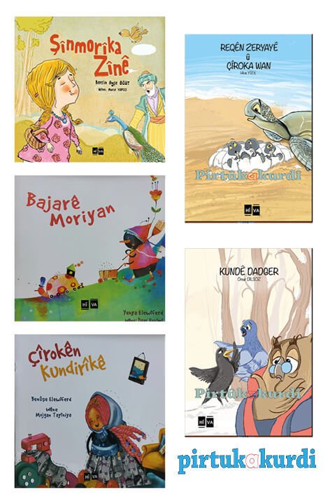 Seta Çîrokên Kurdi - Kurdish Children's Story Set (5 books)