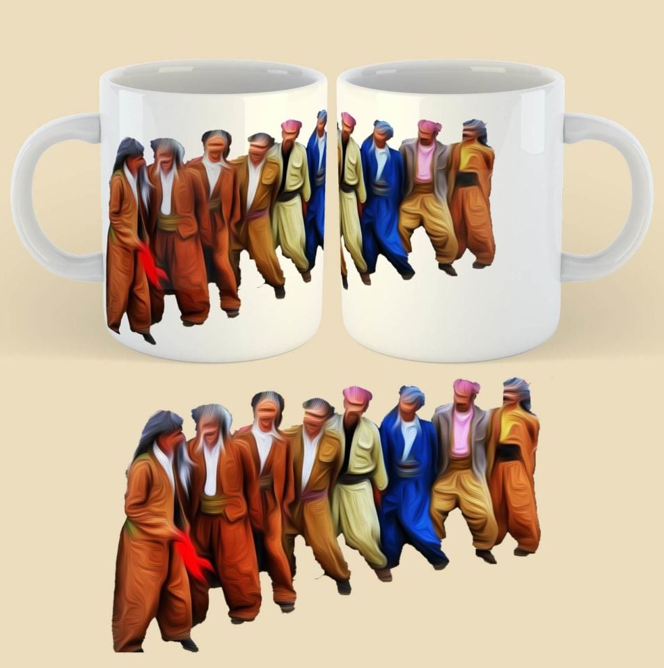 Govend Kupa Bardak - Kürt Halay Kupası - Mêr