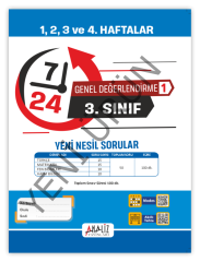 3.SINIF 7/24 HAFTALIK GENEL DEĞERLENDİRME SINAVI 8'Lİ